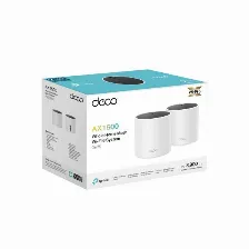 Sistema Mesh Tp-link Deco X15 (2 Pack), Dual-band Ax1500 Wifi 6, 2 Puertos Gigabit Por Unidad